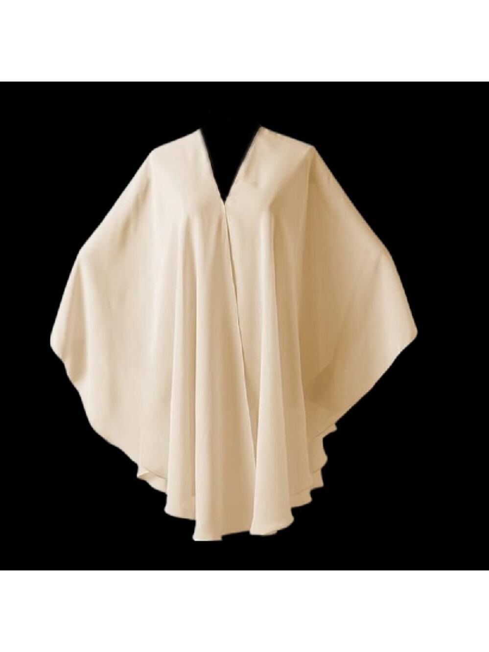 Champagne Bridal and Evening Gown Chiffon Shawl